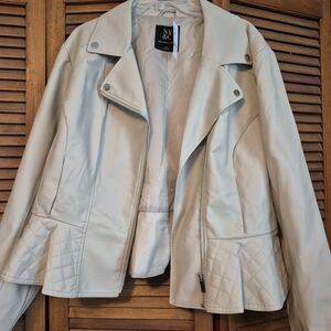New York & Company Women's Cream Jacket